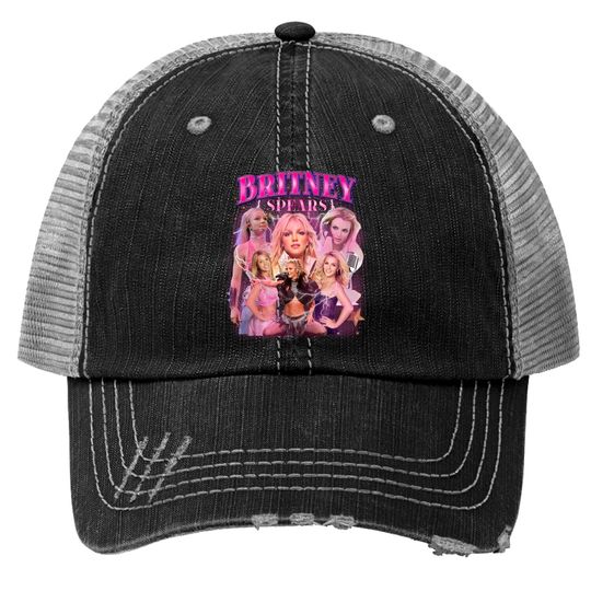 Britney Spears Trucker Hats -Retro Vintage 90s Style Trucker Hats
