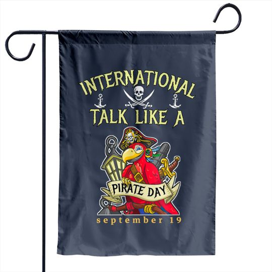 International Talk Like A Pirate Day Pirate lover Garden Flags