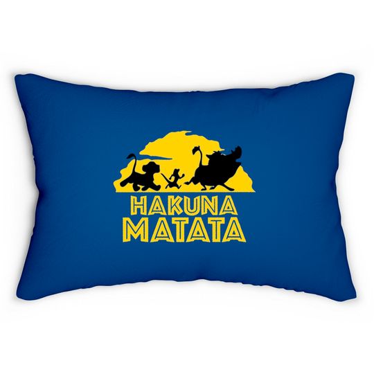 Hakuna Matata Lumbar Pillows, Animal Kingdom Lumbar Pillow, Disney Family Lumbar Pillow