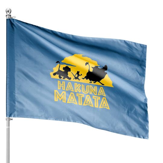 Hakuna Matata House Flags, Animal Kingdom House Flag, Disney Family House Flag