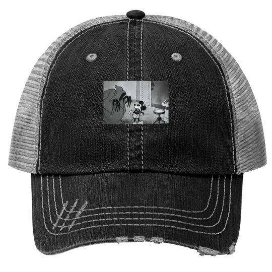Mickey Mouse The Haunted House 1929 Trucker Hat, Silly Symphony Trucker Hats, Disney Disneyland Fall Trip, Disney Halloween Gift, Magic Kingdom