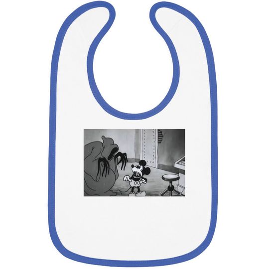 Mickey Mouse The Haunted House 1929 Bib, Silly Symphony Bibs, Disney Disneyland Fall Trip, Disney Halloween Gift, Magic Kingdom