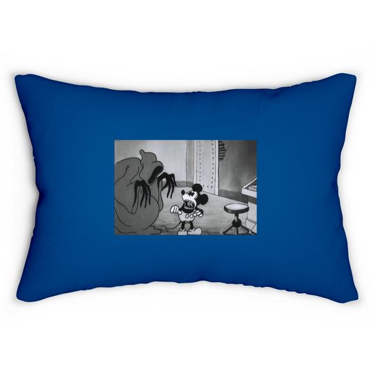 Mickey Mouse The Haunted House 1929 Lumbar Pillow, Silly Symphony Lumbar Pillows, Disney Disneyland Fall Trip, Disney Halloween Gift, Magic Kingdom