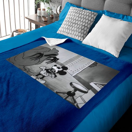 Mickey Mouse The Haunted House 1929 Baby Blanket, Silly Symphony Baby Blankets, Disney Disneyland Fall Trip, Disney Halloween Gift, Magic Kingdom