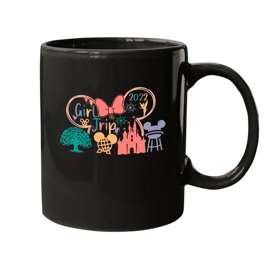 Disney Girls Trip 2022 Mug, Retro Disney Trip Mugs