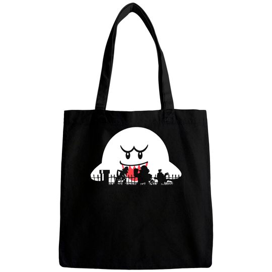 Super Mario Boo Trick Or Treat Halloween Silhouette Bags