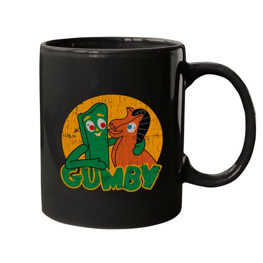 Vintage Gumby - Gumby And Pokey - Mugs