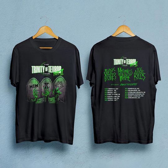 Trinity of Terror Tour Shirt, Trinity of Terror Tour 2022 Shirt, Rock Band Shirt