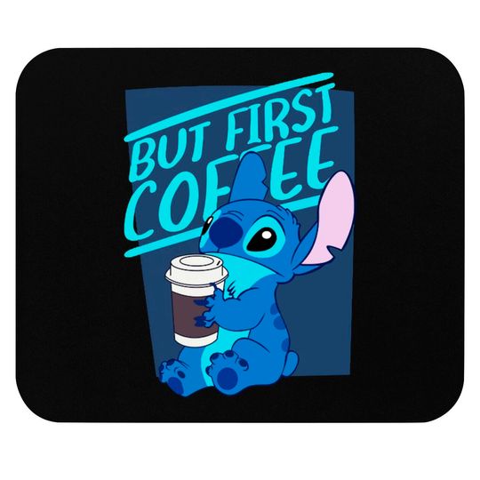 But First Coffee Stitch Mouse Pads, Disney Mouse Pads