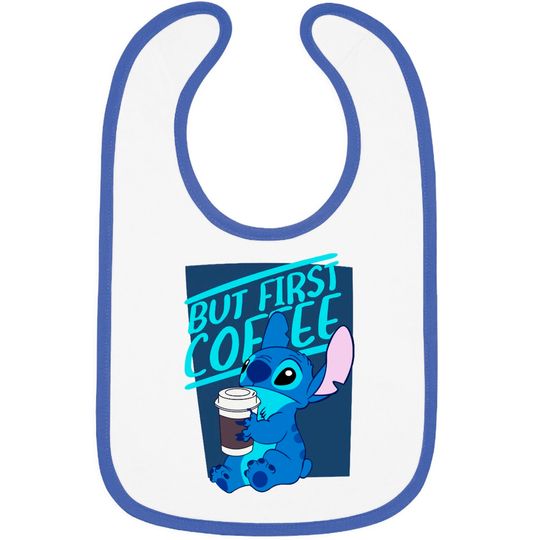 But First Coffee Stitch Bibs, Disney Bibs