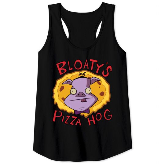 Invader Zim Bloaty'S Pizza Hog Tank Tops