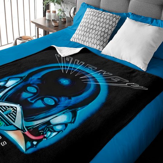 Journey Frontiers Album Cover Art Baby Blankets, Rock Band Tour Baby Blankets