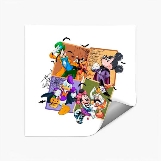 Vintage Disney Halloween Stickers