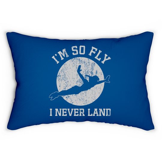 Disney Peter Pan I'm So Fly I Neverland Unisex Gift Lumbar Pillows