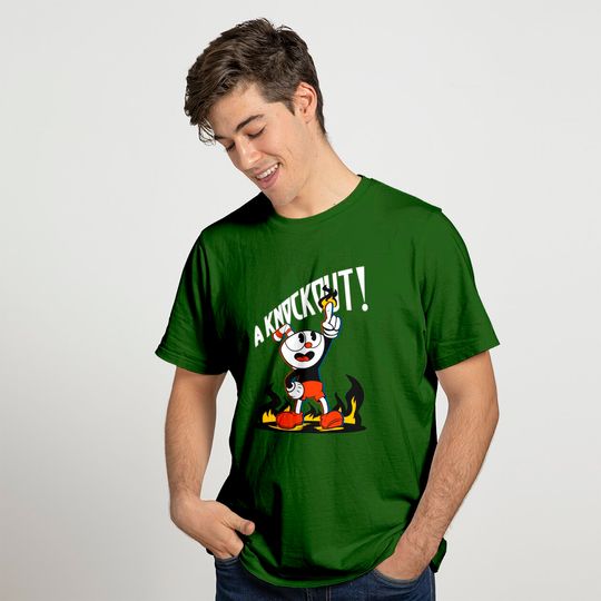 It's A Knockout! - Cuphead - Cuphead - T-Shirt