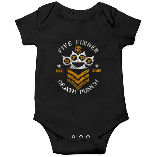 Five Finger Death Punch Unisex Onesie: Chevron