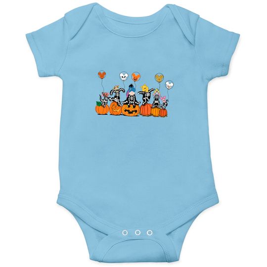 Winnie The Pooh Halloween Onesie, Disney Pumpkin Onesie, Disney Halloween Onesies