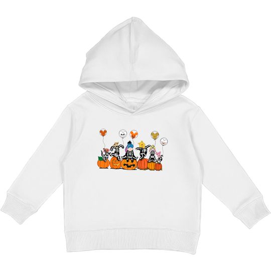 Winnie The Pooh Halloween Shirt, Disney Pumpkin Shirt, Disney Halloween Kids Pullover Hoodies