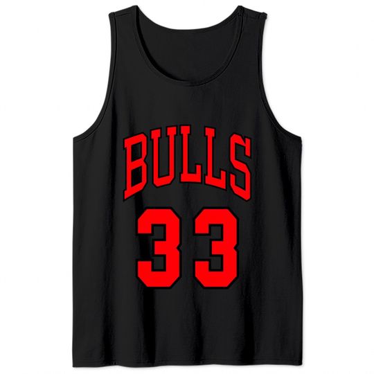 Scottie Pippen Jersey - Scottie Pippen Jersey - Tank Tops