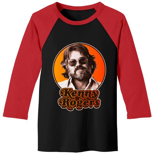 Retro Kenny Rogers Tribute - Kenny Rogers - Baseball Tees