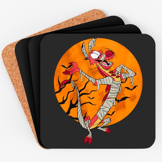 Disney Mulan Mushu Dragon Funny Mummy Mushu Coasters
