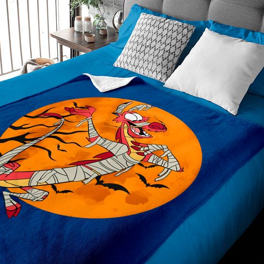 Disney Mulan Mushu Dragon Funny Mummy Mushu Baby Blankets
