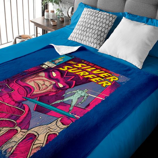 Vintage Silver Surfer - Silver Surfer - Baby Blankets