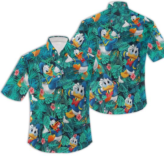 Disney Donald Duck Hawaiian Aloha Shirt