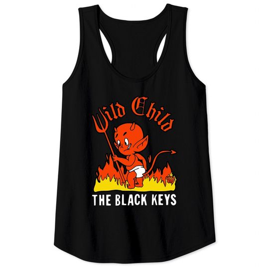 The Black Keys Wild Child Tank Tops,The Black Keys Rock Band Fans Tank Tops