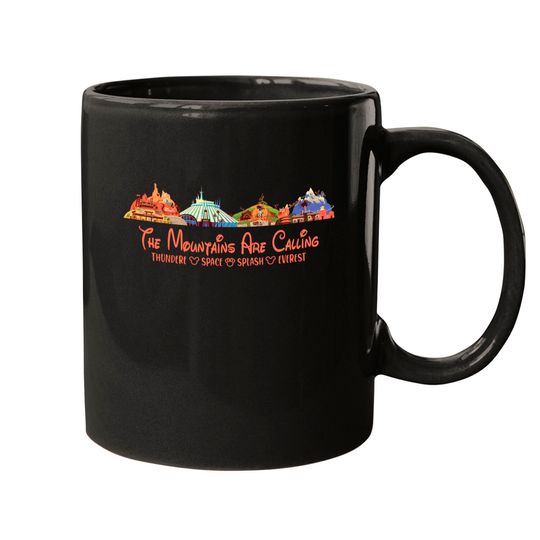 Mountains are Calling Disney Mugs, Disney Family Vacation Mugs