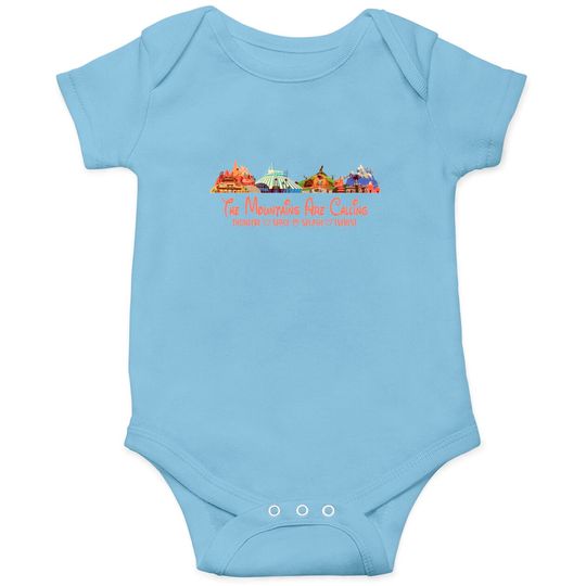 Mountains are Calling Disney Onesies, Disney Family Vacation Onesies
