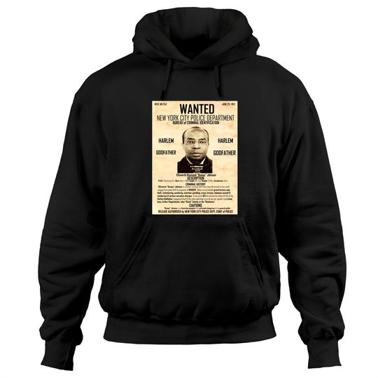 Discover BUMPY JOHNSON (WANTED POSTER) Hoodies