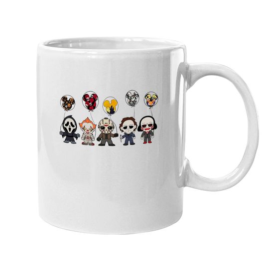 Disney Horror Character Balloons Halloween Mugs
