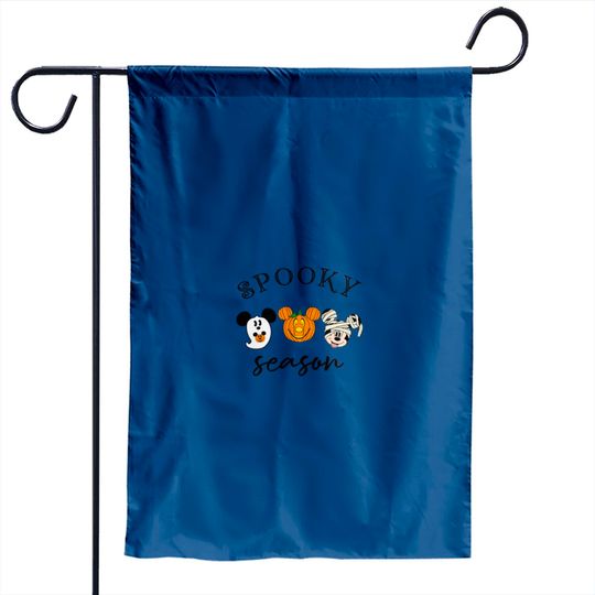Disney Spooky Season Garden Flags, Disney Halloween Garden Flag, Mickey Halloween Garden Flag