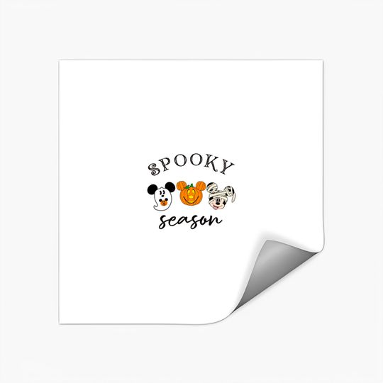 Disney Spooky Season Stickers, Disney Halloween Sticker, Mickey Halloween Sticker