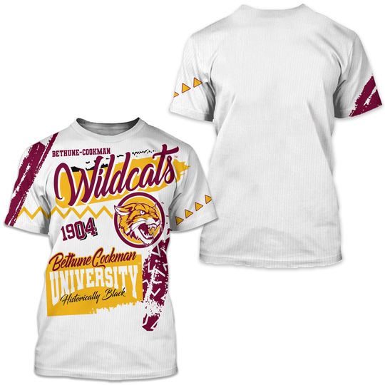Bethune-Cookman Wildcats Heritage Shirt 3D