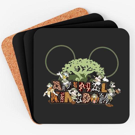Disney Animal Kingdom Coaster, Mickey And Friends Animal Kingdom Coasters