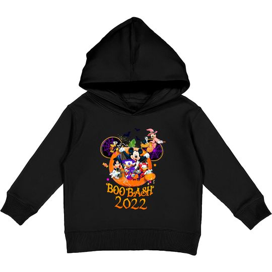 Discover Disney Halloween Boo Bash 2022 Disney Kids Pullover Hoodies