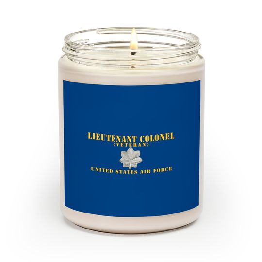 USAF Lieutenant Colonel LTC Veteran X 300 Hat Scented Candles