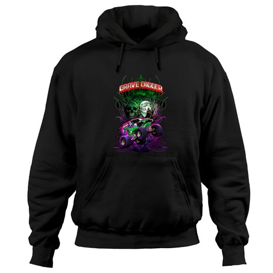 grave digger monster jam monster truck Hoodies