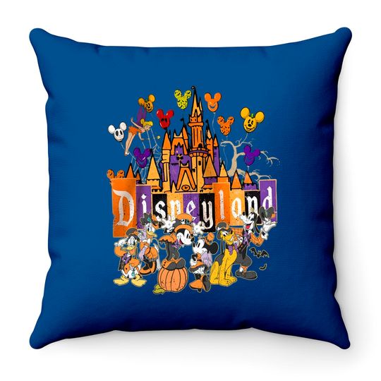 Disneyland Halloween Throw Pillows