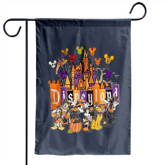 Disneyland Halloween Garden Flags