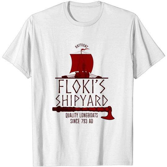 Discover Floki's Shipyard - Vikings - T-Shirt