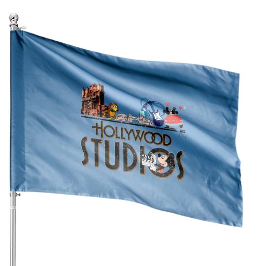 Hollywood Studios House Flags, Disney Hollywood House Flags, Disney Universal Studios House Flags
