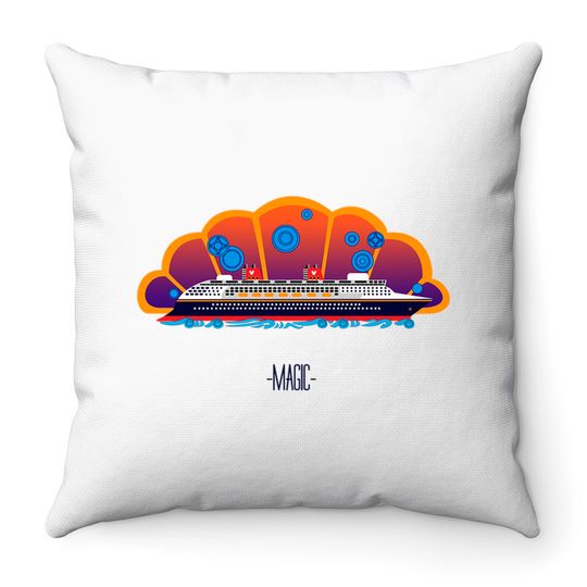 The Magic - Disney Cruise - Throw Pillows