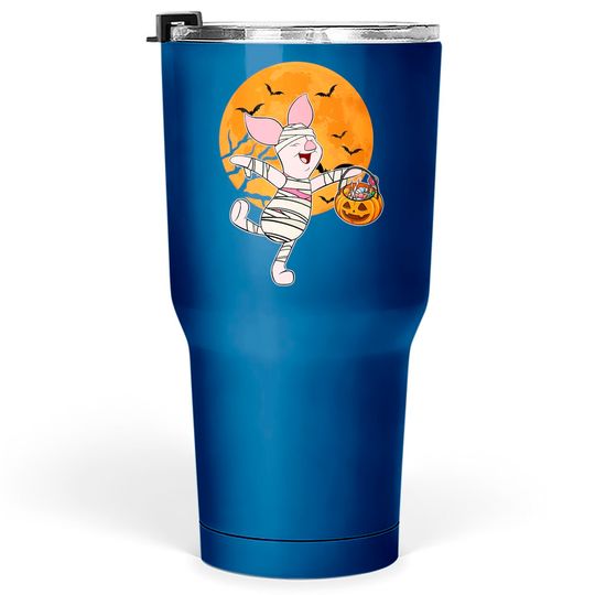 Disney Piglet Mummy Pumpkin Winnie the Pooh Halloween Tumblers 30 oz