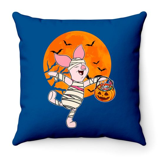 Disney Piglet Mummy Pumpkin Winnie the Pooh Halloween Throw Pillows