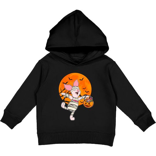 Disney Piglet Mummy Pumpkin Winnie the Pooh Halloween Kids Pullover Hoodies