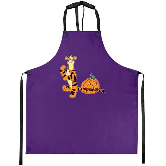 Tigger Halloween Apron, Winnie the Pooh Apron, Disney Characters, Tigger Aprons