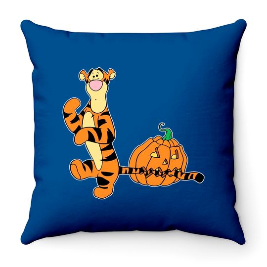 Tigger Halloween Throw Pillow, Winnie the Pooh Throw Pillow, Disney Characters, Tigger Throw Pillows